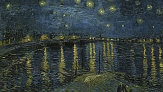 Starry Night on the Rhone (1888) by Vincent van Gogh
