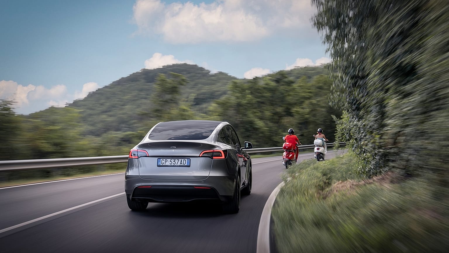 Tesla says "Full Self Driving" mode will be available in cars in Europe, pending approval.
