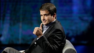 Italian politician Raffaele Fitto attends the Italian TV state program "Che tempo che fa" in Milan, 20 October 2013