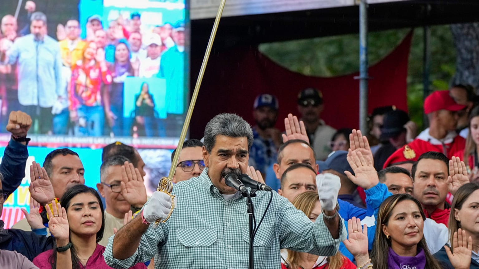 Il presidente del Venezuela Nicolas Maduro