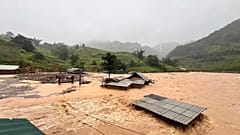 El Tifón Yagi deja inundaciones y corrimientos de tierra en el norte de Vietnam (8/9/2024)