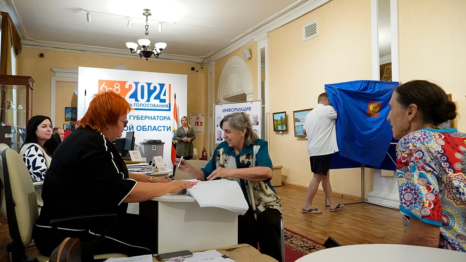 Votación en Kursk el 8 de septiembre de 2024