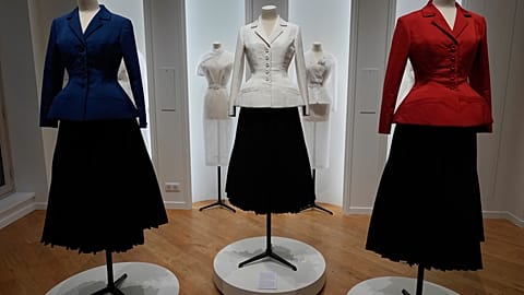 LVMH showcases Dior creations in blue, white and red, the colours of the French flag for the Paris 2024 Summer Olympics