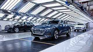 Production of the Audi e-tron Sportback at Audi Brussels.Production of the Audi e-tron Sportback at Audi Brussels.