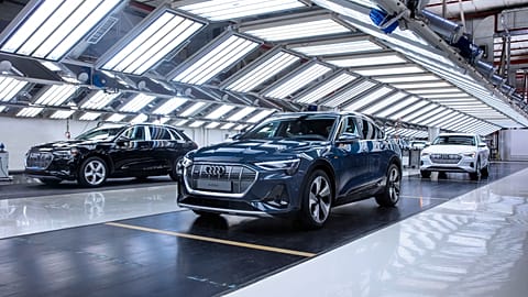 Production of the Audi e-tron Sportback at Audi Brussels.Production of the Audi e-tron Sportback at Audi Brussels.