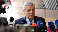Foto de archivo: Antonio Tajani en Bruselas en mayo de 2024.