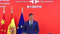 Il primo ministro spagnolo Pedro Sánchez alla cerimonia di inaugurazione dell'Instituto Cervantes a Shangai, 10 settembre 2024