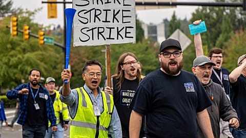 Boeing machinists went on strike on Friday