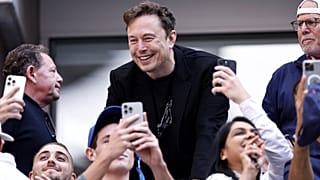 Elon Musk a New York-i Flushing Meadowsban 2024. szeptember 8-án