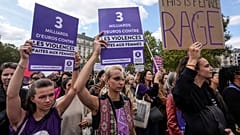 Kundgebung zur Unterstützung der 71-jährigen Gisèle Pélicot, 14. September 2024