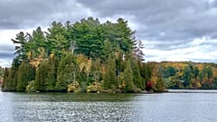 La Echo Island, Quebec, Canada