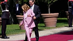 Meloni és Starmer, Róma, 2024 szeptember 16.