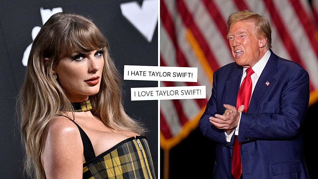 'I love Taylor Swift!' trends as backlash against Donald Trump’s ‘hate ...