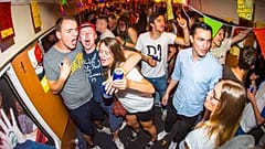 Todos a bordo del Sziget Express: ¿Te gustaría bailar durante un largo viaje?