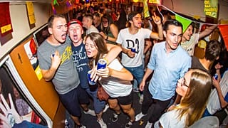 Все на борт экспресса Sziget: А вам понравится танцевать во время долгого путешествия?