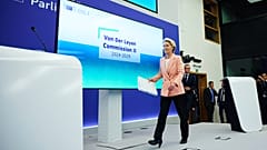 Ursula von der Leyen stellte in Straßburg ihr neues Team vor.