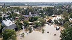Un temporal provoca inundaciones en Europa Central.