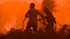 Les pompiers et la population unissent leurs forces pour lutter contre les flammes
