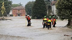 Hochwasser suchte die Region Emilia Romagna, in Italien, am 19. September heim, danach kamen die Wassermassen in die Toskana. 