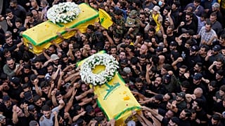 تشییع کشتهشدگان حزبالله در لبنان