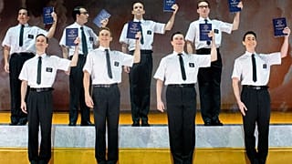 The chorus line from 'The Book of Mormon' 
