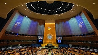 Mexico's Foreign Secretary Alicia Bárcena speaks to the United Nations General Assembly during Summit of the Future, Sunday, September 22, 2024 at UN headquarters. 