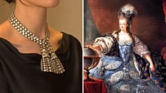 A rare 18th-century, 300-carat diamond necklace has been unveiled ahead of a Sotheby's auction