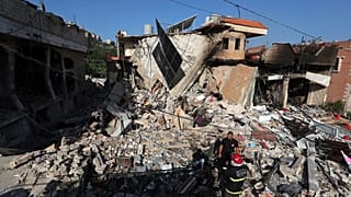 Izraeli légicsapás helyszíne egy dél-libanoni faluban