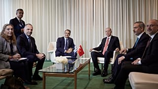 Συνάντηση Μητσοτάκη - Ερντογάν στη Νέα Υόρκη