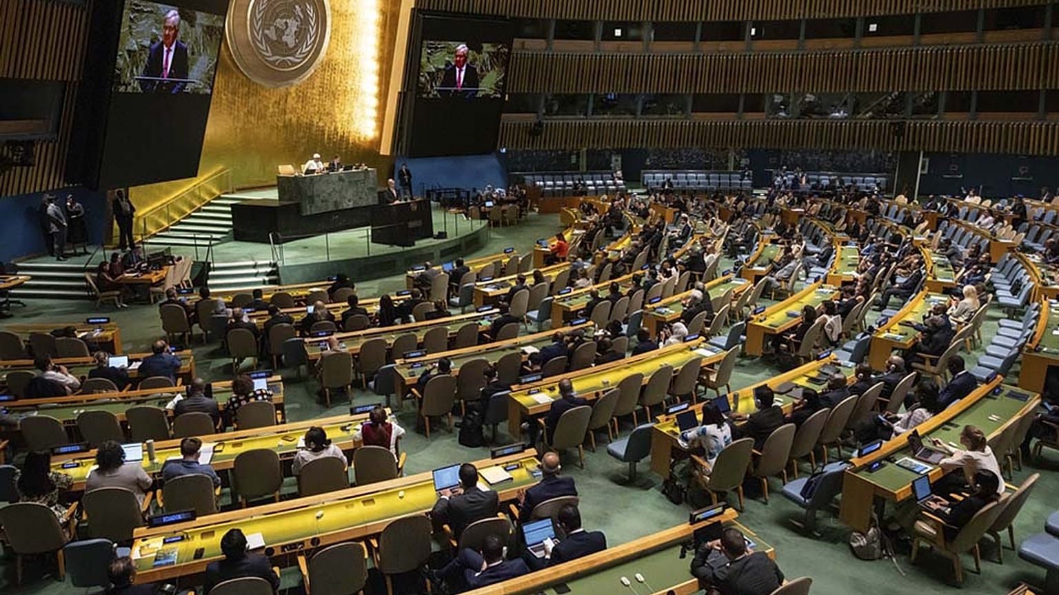 افتتاح الدورة التاسعة والسبعين للجمعية العامة للأمم المتحدة، الثلاثاء 10 سبتمبر/أيلول 2024. 