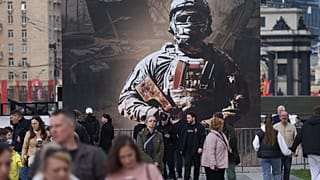 A hadsereget népszerűsítő plakát Moszkvában
