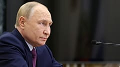Президент России Владимир Путин ведет заседание Совета Безопасности по вопросам ядерного сдерживания в Кремле в Москве, Россия, в среду, 25 сентября 2024 года.