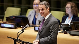Ο Κυριάκος Μητσοτάκης στη Σύνοδο για την άνοδο της στάθμης των θαλασσών