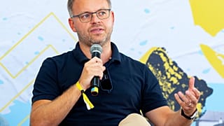 Balázs Orbán no Festival Tranzit, em Tihany, a 24 de agosto