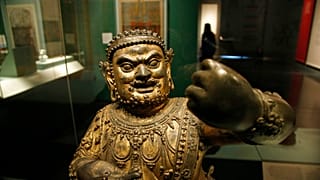 Una de las piezas de bronce de la exposición de Ámsterdam.