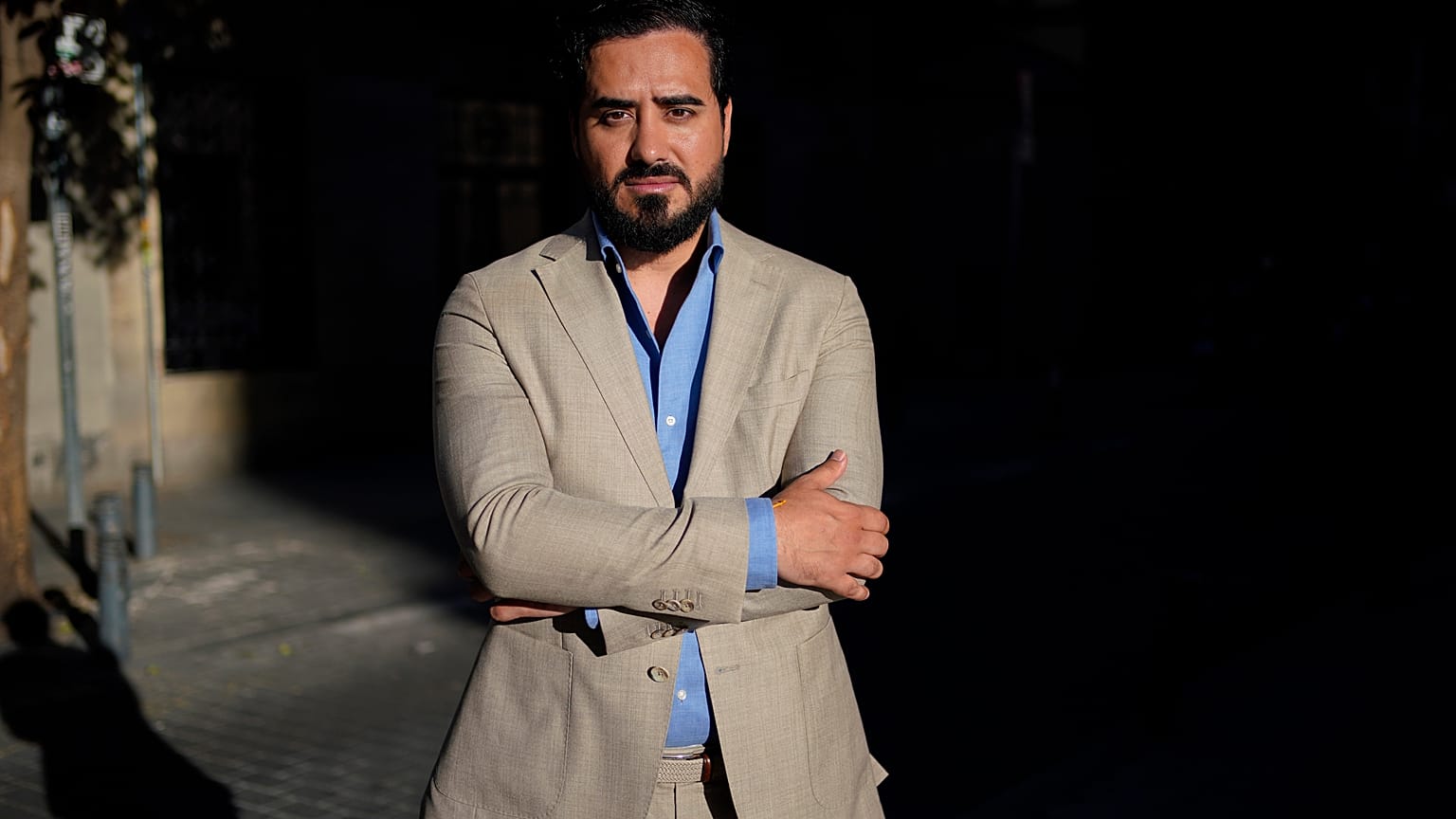 Alvise Pérez posa en Madrid el 13 de junio de 2024.