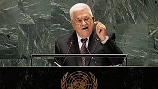الرئيس الفلسطيني محمود عباس يلقي كلمة أمام الدورة الـ79 للجمعية العامة للأمم المتحدة، الخميس 26 سبتمبر 2024، في مقر الأمم المتحدة.