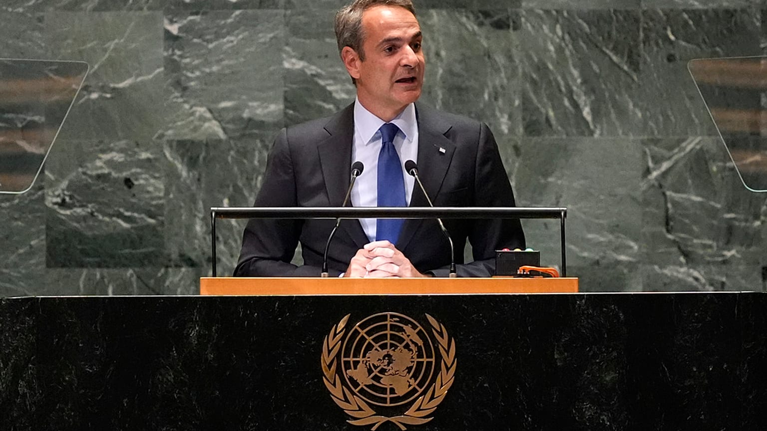 Ομιλία Μητσοτάκη στη Γ.Σ του ΟΗΕ