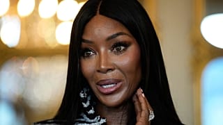 Naomi Campbell pronuncia un discurso en París, el jueves 26 de septiembre de 2024.