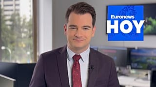 Juan Carlos de Santos presenta Euronews Hoy.