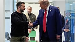 Der ukrainische Präsident Wolodymyr Selenskyj und US-Präsidentschaftskandidat Donald Trump trafen sich in New York, am Freitag den 27. September.