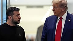 Volodymyr Zelensky et Vladimir Poutine, New York, vendredi 27 septembre 2024.