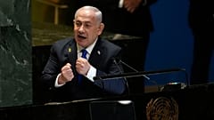 Benjamin Netanjahu izraeli kormányfő az ENSZ 79. közgyűlésén 