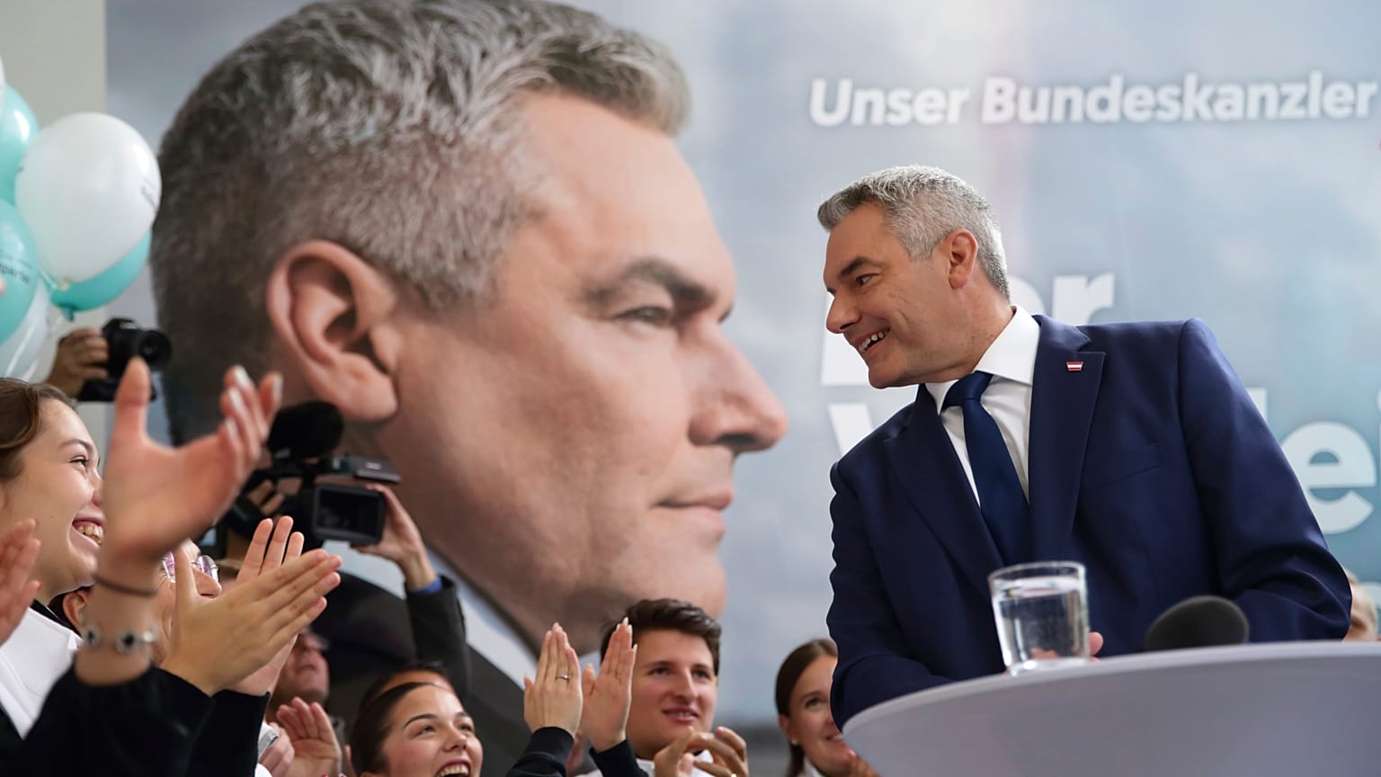 Karl Nehammer néppárti osztrák kancellár