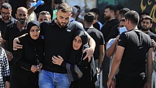 İsrail'in hafta başındaki saldırılarında hayatını kaybedenlerin cenaze töreni