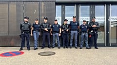 Olasz rendőrök Münchenben az Oktoberfesten - ez immár húszéves hagyomány