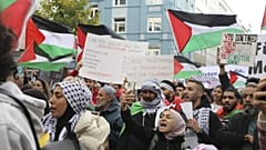Izrael-ellenes demonstráció Düsseldorfban