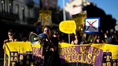 Proteste auf den Straßen in Lissabon gegen die Wohnungsnot
