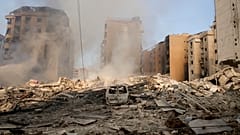 دمار كبير في الضاحية الجنوبية لبيروت من جراء القصف الإسرائيلي. السبت 28 أيلول/ سبتمبر 2024.
