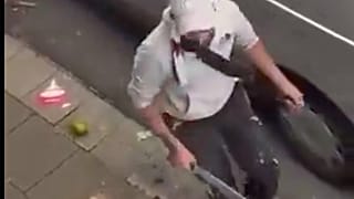 Ezt a machetés férfit tette ártalmatlanná az esseni rendőrség